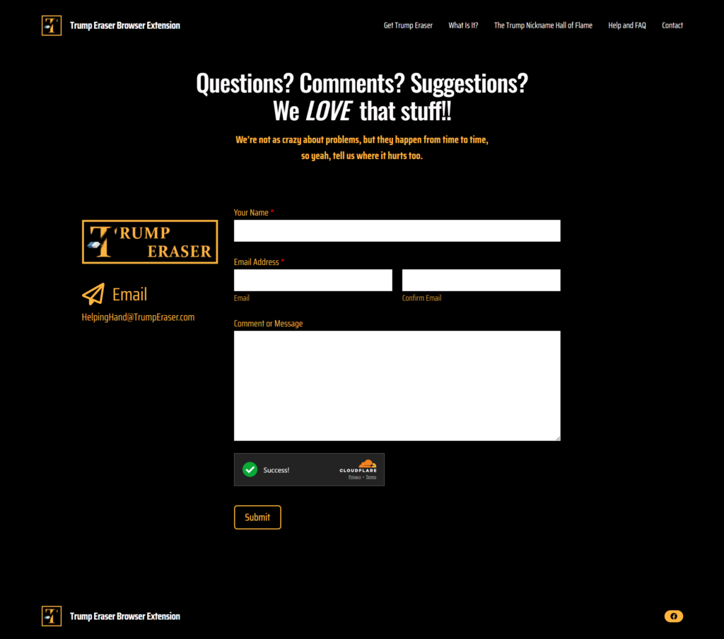 www.trumperaser.com/contact
Trump Eraser Contact Page